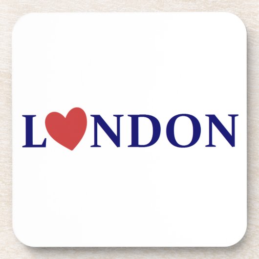 London Love Getränkeuntersetzer (Vorderseite)