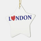 London Love Keramik Ornament (Links)