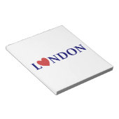 London Love Notizblock (angewinkelt)