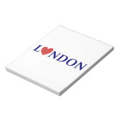 London Love Notizblock (Rotiert)