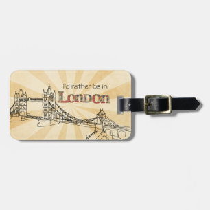London Luggage Tag Gepäckanhänger