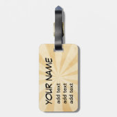 London Luggage Tag Gepäckanhänger (Rückseite vertikal)