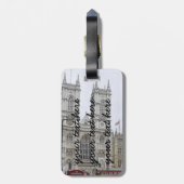 London Luggage Tag Gepäckanhänger (Rückseite vertikal)