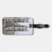 London Luggage Tag Gepäckanhänger (Rückseite horizontal)