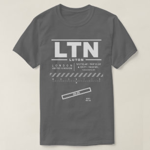 London Luton Airport LTN T - Shirt