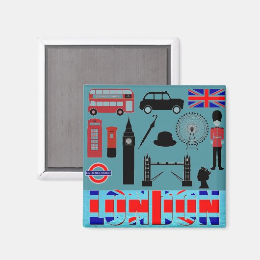 London Magnet (Vorderseite/Rückseite)