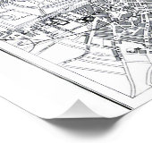 London Map Fotodruck (Ecke)