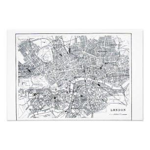 London Map Fotodruck