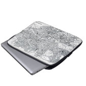 London Map Laptopschutzhülle (Vorne Knopf)