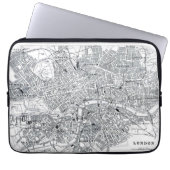 London Map Laptopschutzhülle (Vorderseite)