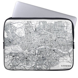 London Map Laptopschutzhülle