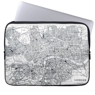 London Map Laptopschutzhülle