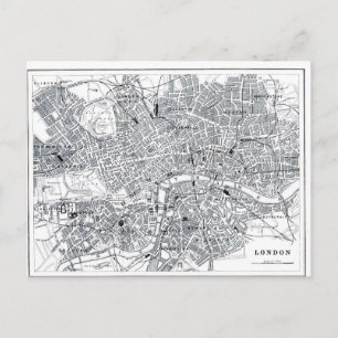 London Map Postkarte