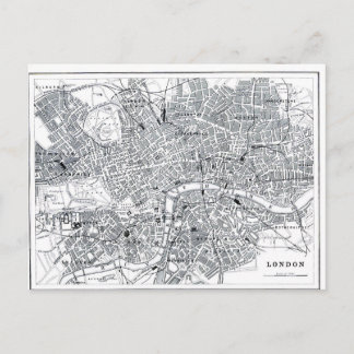 London Map Postkarte
