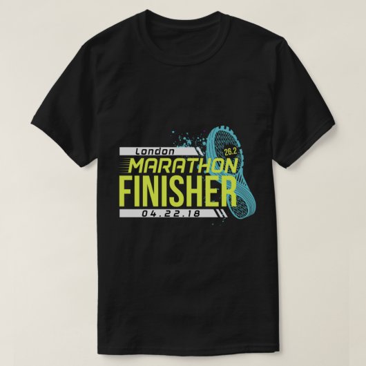 London Marathon 2018 T-Shirt (Design vorne)
