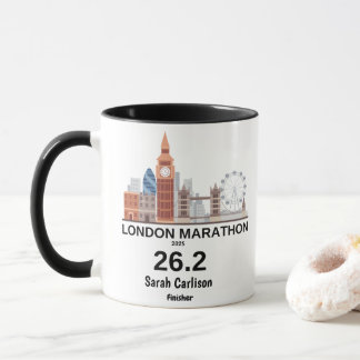 London Marathon Finisher Personalisiert Running Gi Tasse