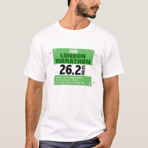 London-Marathon-Läufer, 26,2 Meilen personalisier T-Shirt