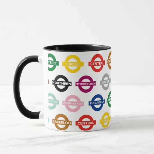 London Metro Signs Tasse (Links)