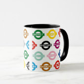 London Metro Signs Tasse (VorderseiteRechts)