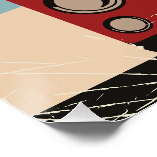 London mit Bus Poster (Ecke)