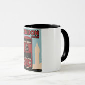 London mit Bus Tasse (VorderseiteRechts)