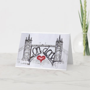 London mit Liebe Karte