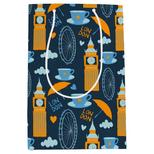 London Mittlere Geschenktüte (Vorderseite)