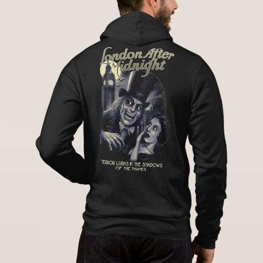 London nach Mitternacht Classic Horror Hoodie (Rückseite)