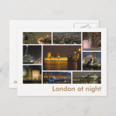 London nachts - Multibild Postkarte (Vorne/Hinten)