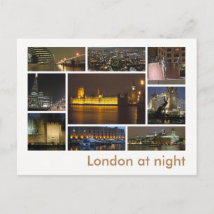 London nachts - Multibild Postkarte