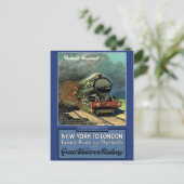 London New York Great Western Railway Postkarte (Stehend Vorderseite)