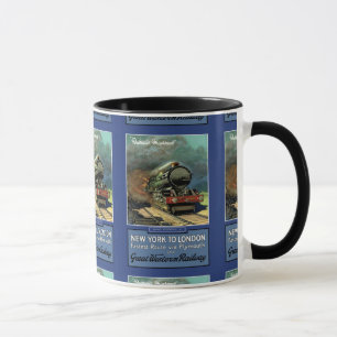 London New York Great Western Railway Tasse