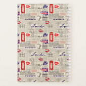 London Newspaper Pattern Planer (Rückseite)