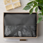 London Night Shot Street Schwarz-weiß Decoupage Seidenpapier (Geschenk)