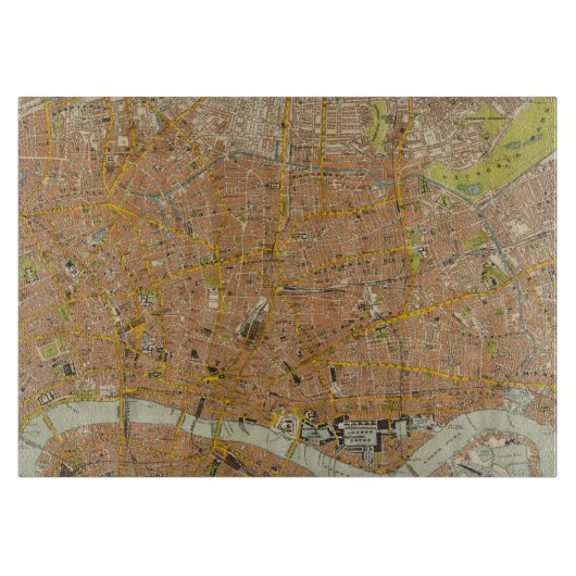London Nordost Schneidebrett (Vorderseite)