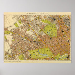 London Nordwest Poster