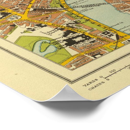 London Northeast Poster (Ecke)