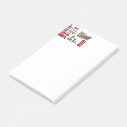 London Notes Post-it Klebezettel (angewinkelt)