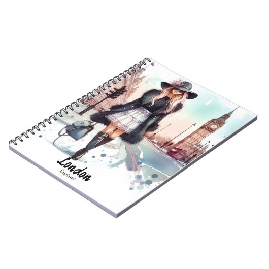 London Notizblock (Linke Seite)