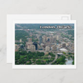 London Ontario Air Downtown View Postkarte (Vorne/Hinten)