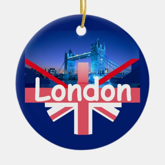 LONDON Orament Keramik Ornament (Vorne)