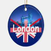 LONDON Orament Keramik Ornament (Links)