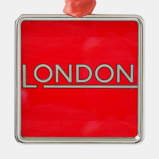 London Ornament Aus Metall (Vorne)