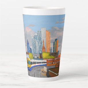 London Overground Latte Tasse