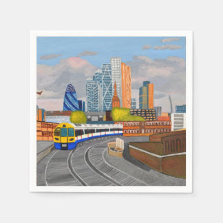 London Overground Paper Napkins Serviette