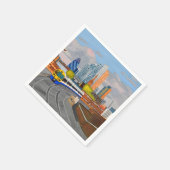 London Overground Paper Napkins Serviette (Ecke)