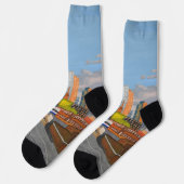 London Overground socks Socken (Linkes Detail)