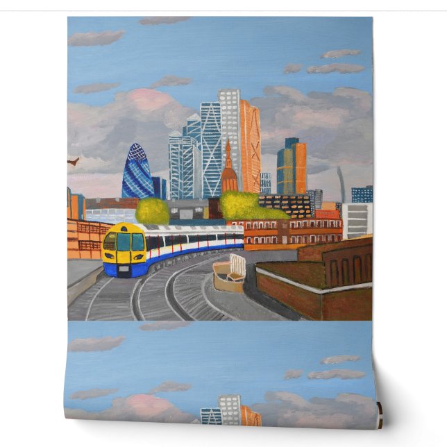 London Overground Tapete (Abrollen)
