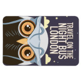 London Owl Poster drucken. Magnet (Horizontal)