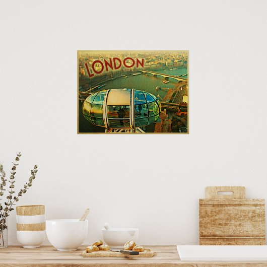 London Panorama Poster (Küche)